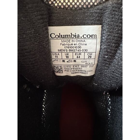 Columbia Omni Heat Techlite BM2745-030 Waterproof Hiking Boots Gray Men’s 11 EUC - Picture 6 of 7